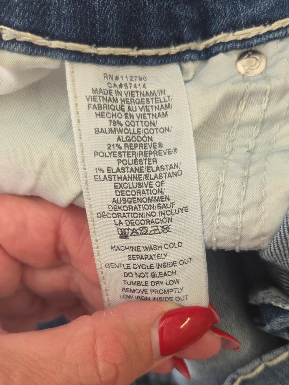 True Religion Ricky Straight Jean Men Size 36